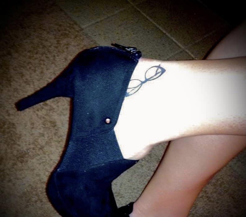 Glasses tattoo