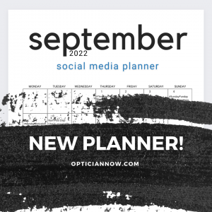 September 2022 social media planner